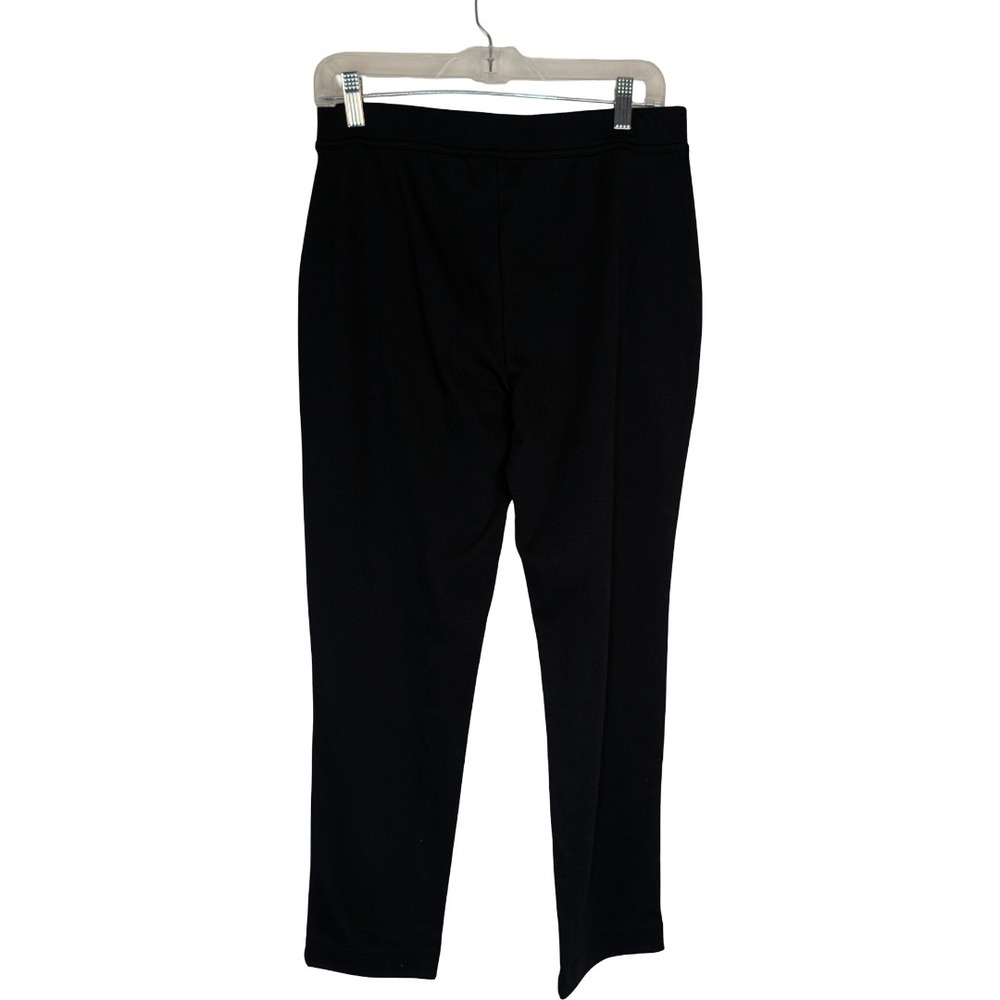 Hasting & Smith Slimโ Leg Pants Women PM Black Petite Pull On Knit Cotton Blend